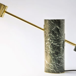bowing lamp in tinos green